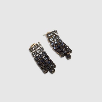 Blue Ombre Cupchain Drop Earrings
