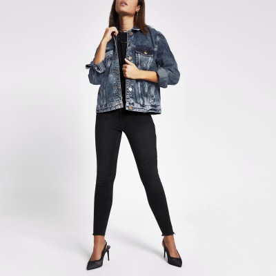 river island girls denim jacket