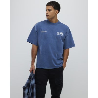 Blue Oversized Fit GTX Off Road T-Shirt
