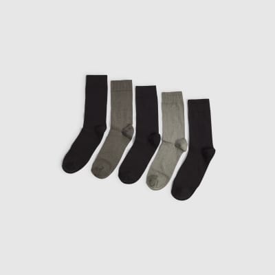 Blue Pack Of 5 Tube Socks