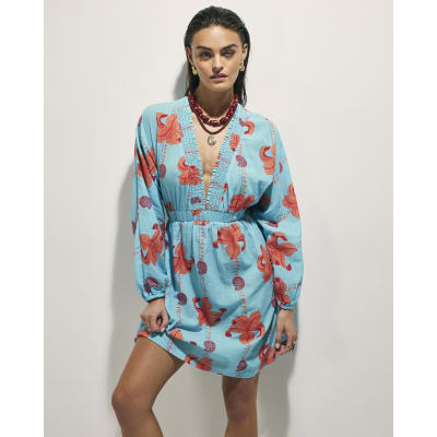 sachin and babi light blue dress Buy Girls' Dresses Holiday Skater Fit and Flair Online main image 1