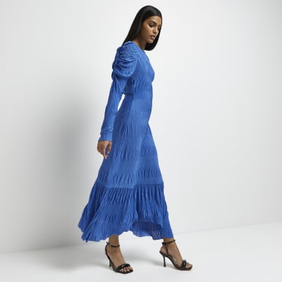 shift pleated dress