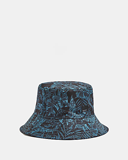 Blue Print Bucket Hat