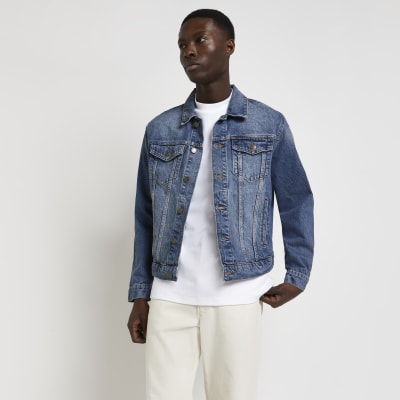 Monogram Padded Denim Jacket - Men - Ready-to-Wear