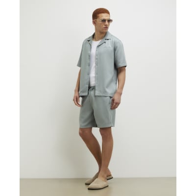 Blue Regular Fit Shorts