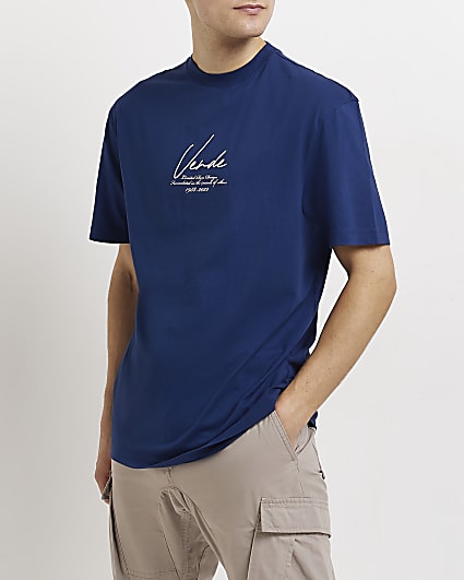 Blue regular fit t-shirt