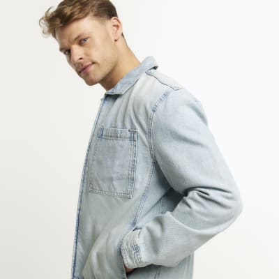 Mens river island outlet denim jacket