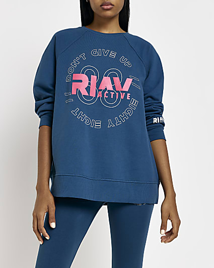 Blue RI Active printed sweatshirt