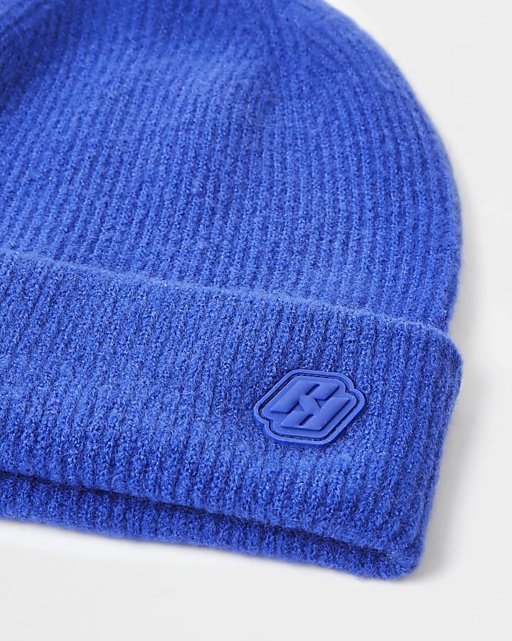 Blue RI branded beanie hat