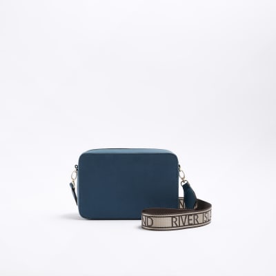 River island grey store cross body bag