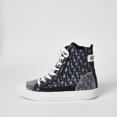 river island high top trainers