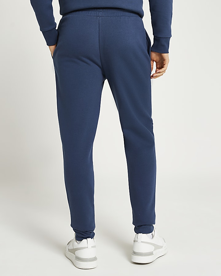 Blue RI muscle fit joggers