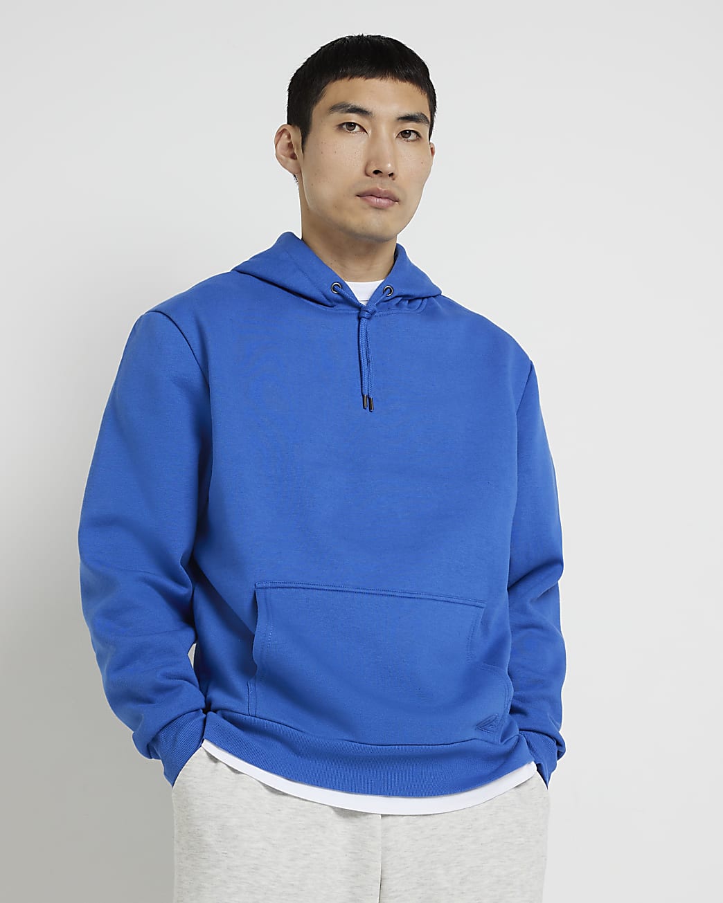 Blue RI regular fit hoodie