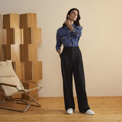 Blue RI Studio long sleeve denim shirt