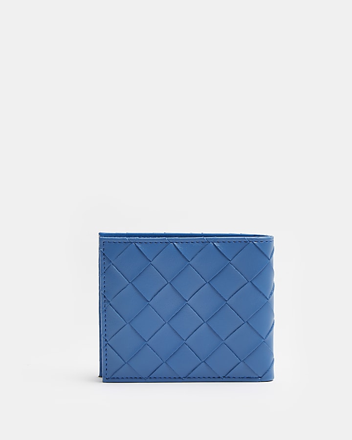 Blue RI weave wallet
