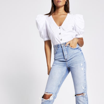 river island high waisted jeans