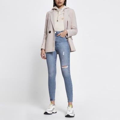 river island diamante jeans