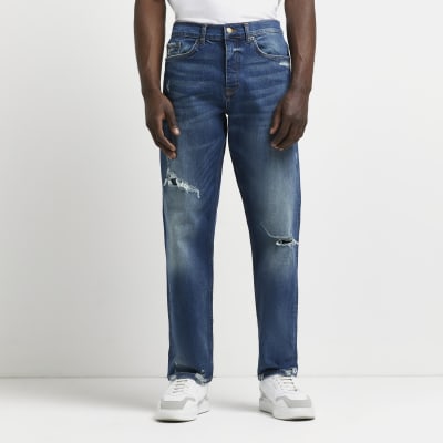 Men S Blue Jeans River Island