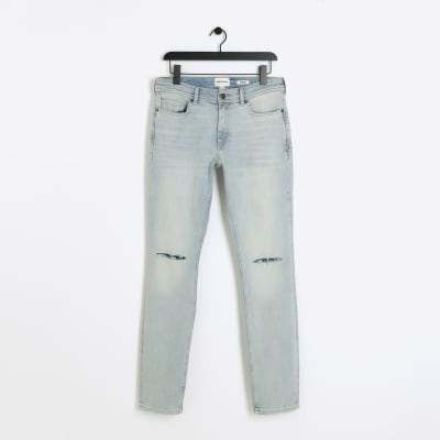 GAP Womens Distressed Cropped Jeans US 10 Large W32 L28 Blue Cotton, Vintage & Second-Hand Clothing Online