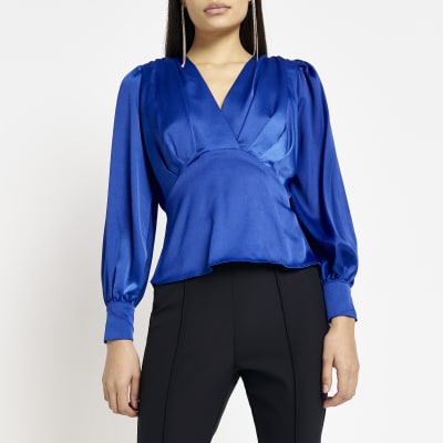 river island print blouse