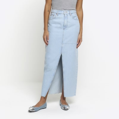 Knee length denim 2024 skirts river island