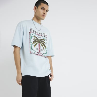 Blue Short Sleeve Palais De Mer T-Shirt