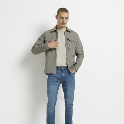 river island sid jeans
