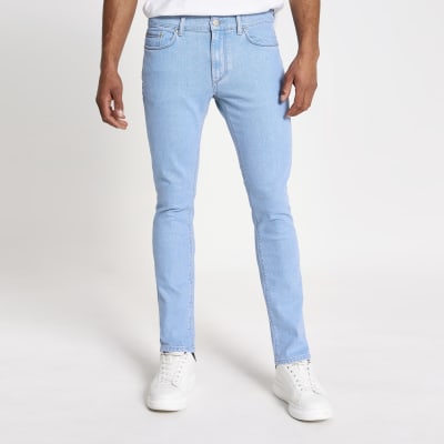 Blue Sid skinny jeans River Island