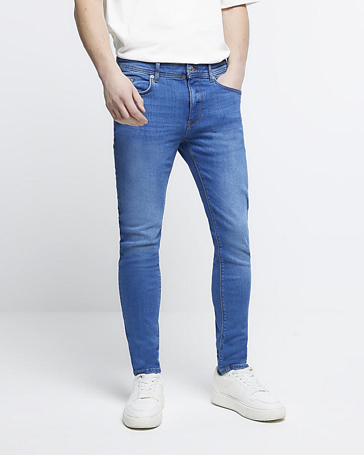 Blue skinny fit jeans