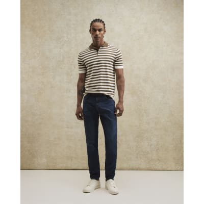 Blue Skinny Fit Stretch Jeans
