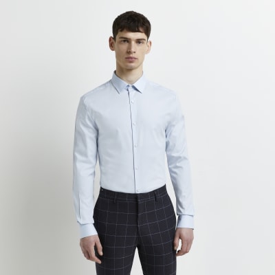 mens smart fitted shirts