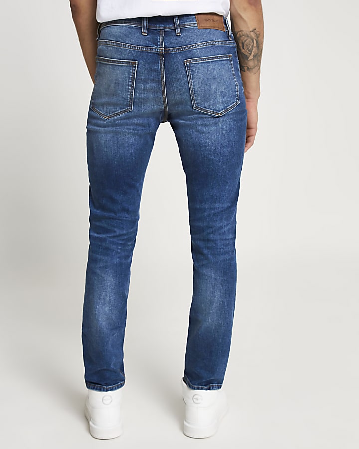 Blue slim fit jeans