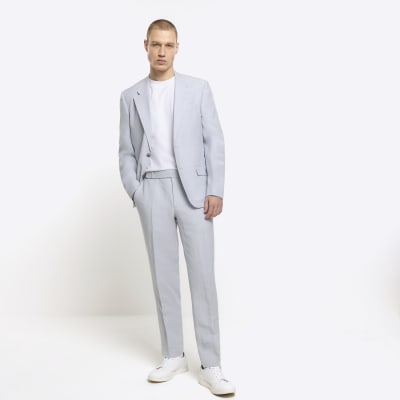 Men's Blue Suits | Men's Light Blue Suits | River Island