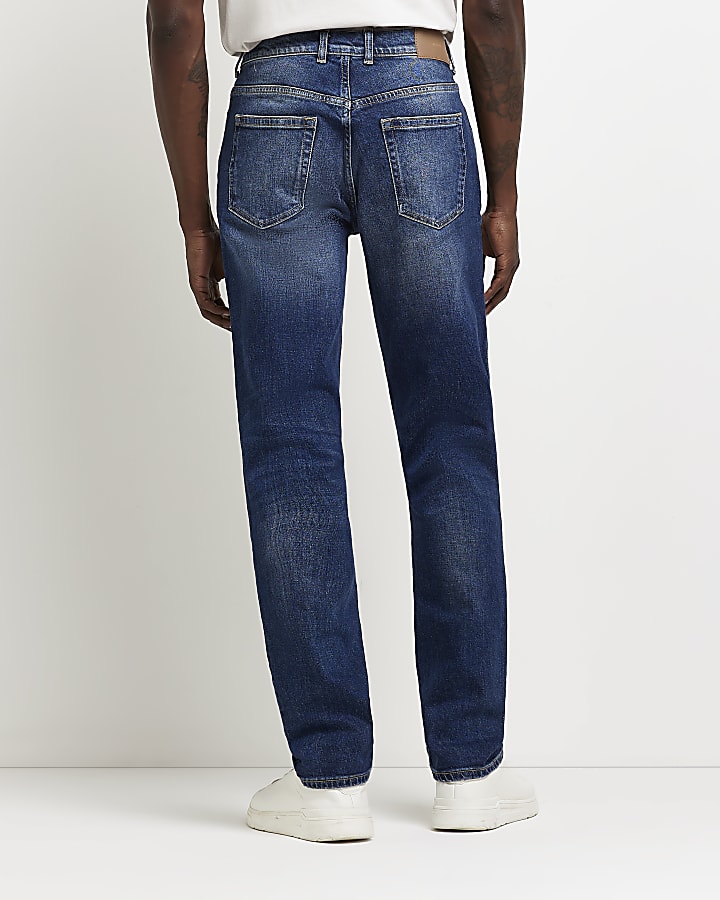 Blue Slim fit Relaxed jeans