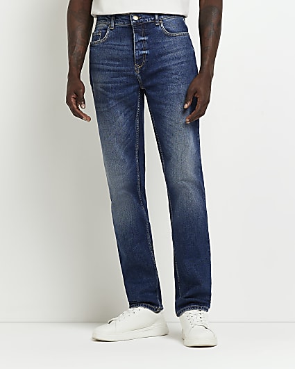 Blue Slim fit Relaxed slim fit jeans