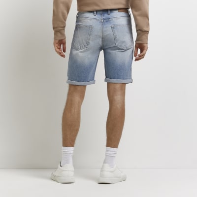 River island sale mens denim shorts