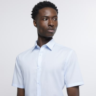 Slim fit button store down shirts short sleeve