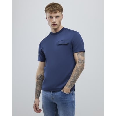 Blue Slim Fit T-Shirt