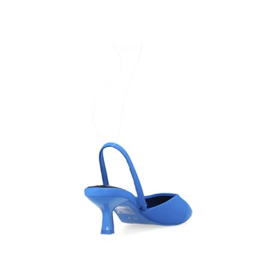 Royal blue sling back sales shoes