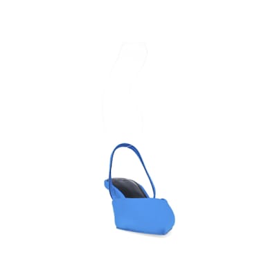 360 degree animation of product Blue sling back court shoes frame-20