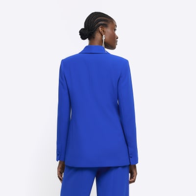 Blue smart blazer River Island