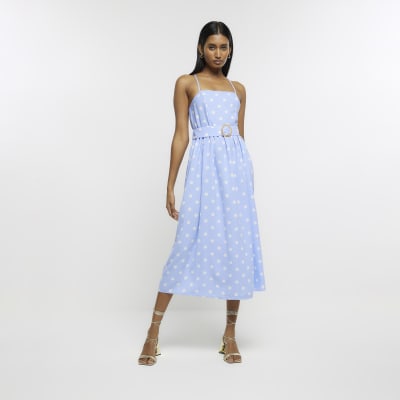 Belted swing dress hotsell
