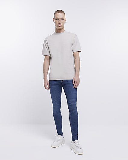 HERREN Jeans Basisch Rabatt 82 % River Island Jegging & Skinny & Slim Dunkelblau 