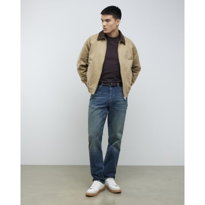 Blue Straight Fit Jeans