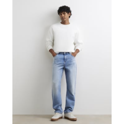 Blue Straight Fit Jeans