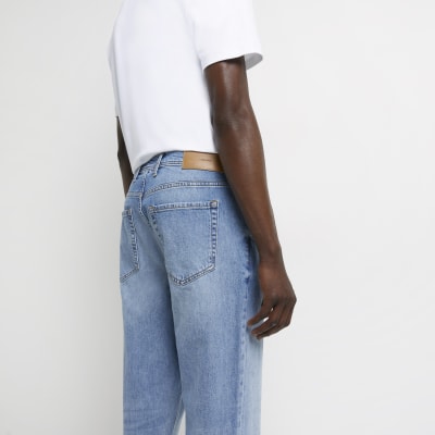 Blue Straight fit jeans