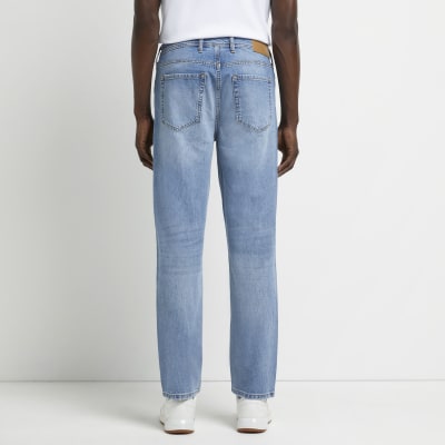 Blue Straight fit jeans