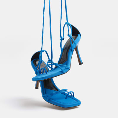 River island 2024 blue sandals