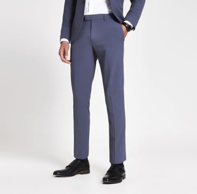 stretch skinny suit trousers