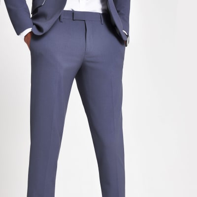 stretch skinny suit trousers